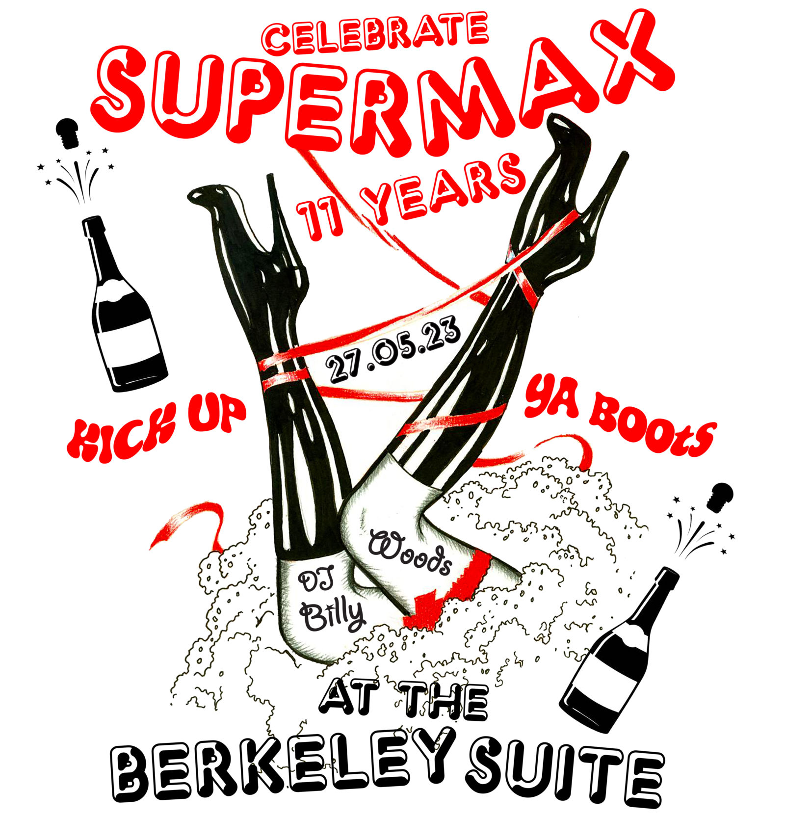 SUPERMAX! CELEBRATES 11 YEARS AT THE BERKELEY SUITE