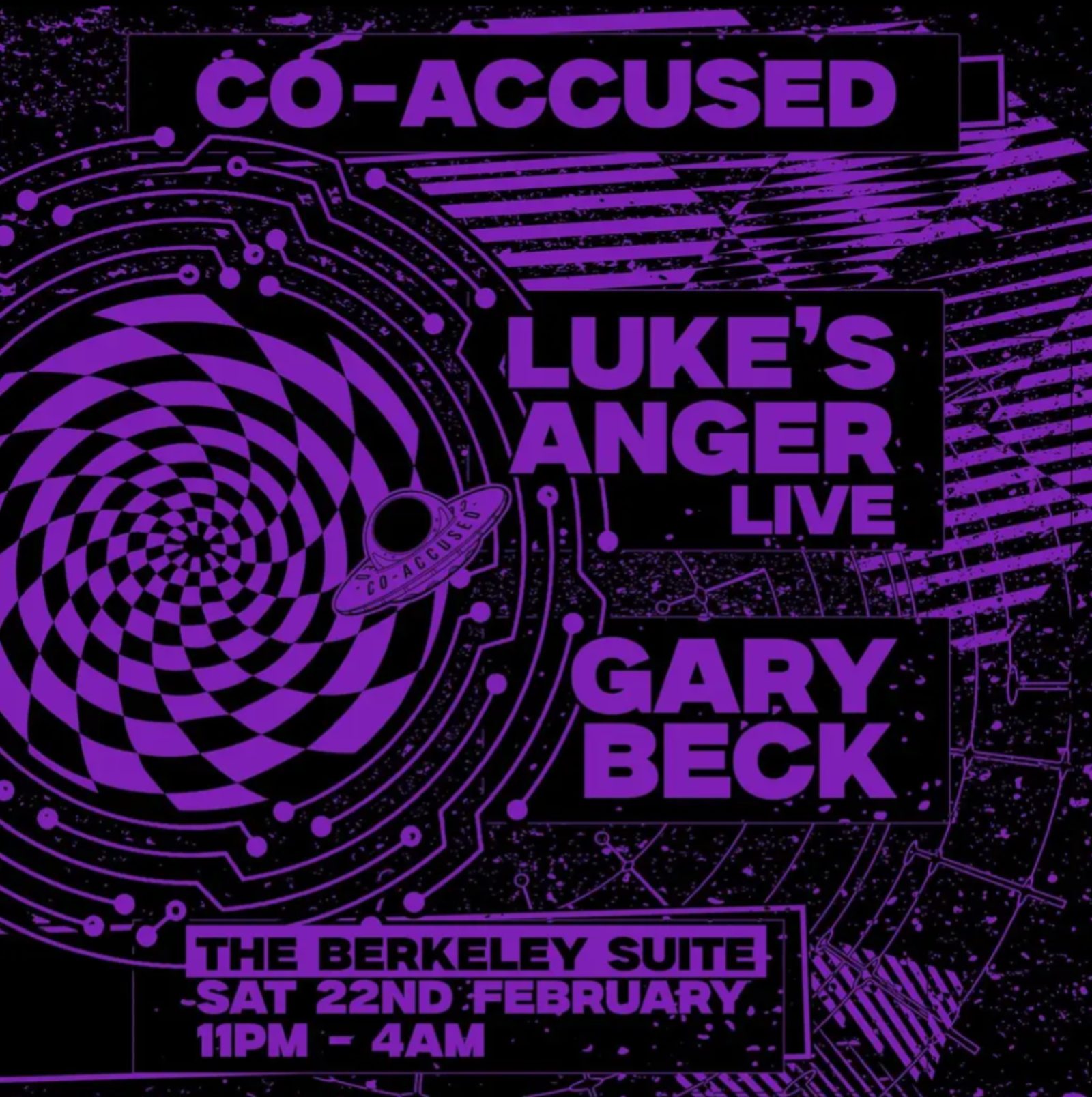 Co-Accused with Gary Beck & Luke's Anger live