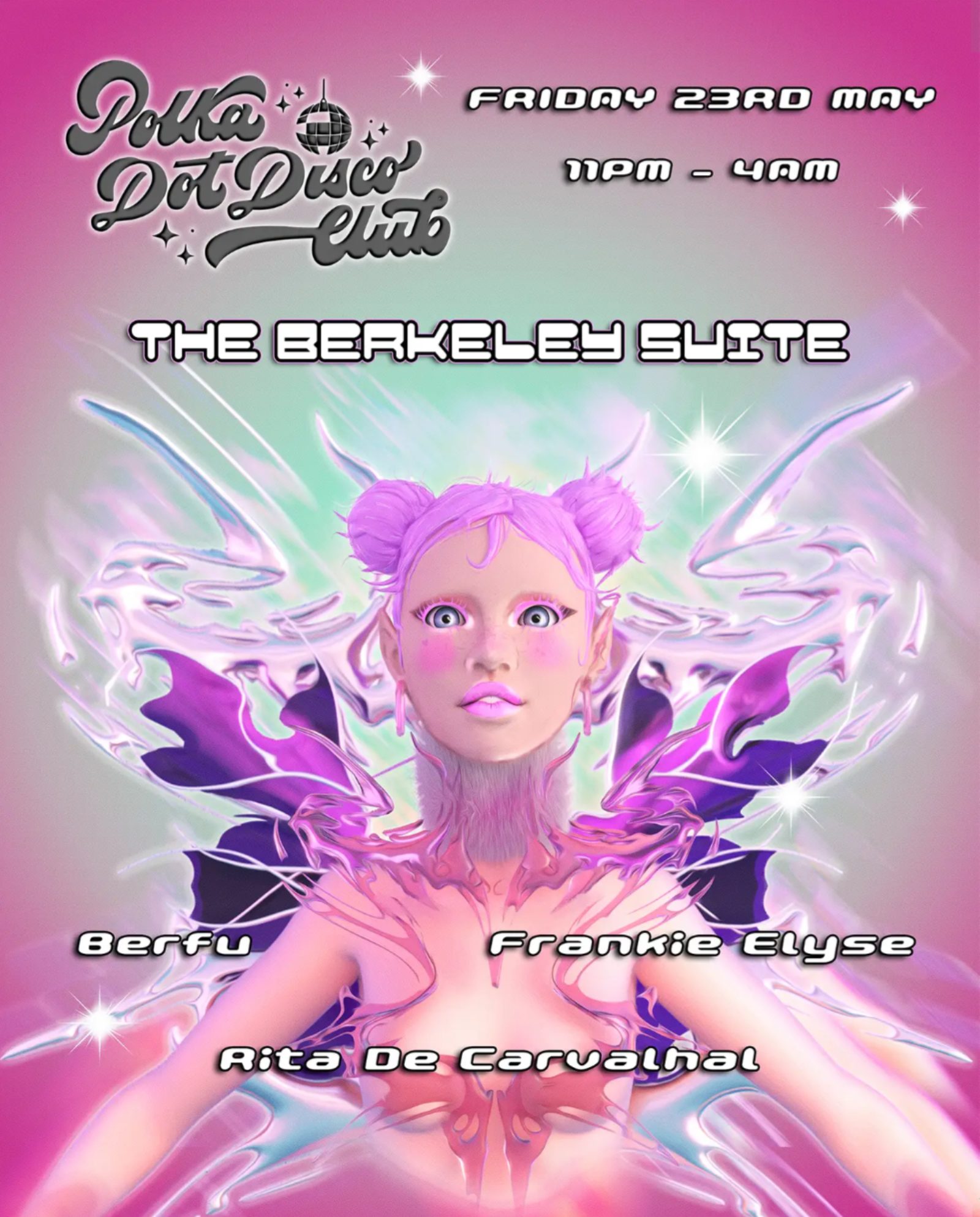Polka Dot Disco Club ♡ The Berkeley Suite ♡ 11pm - 4am ‪‪♡