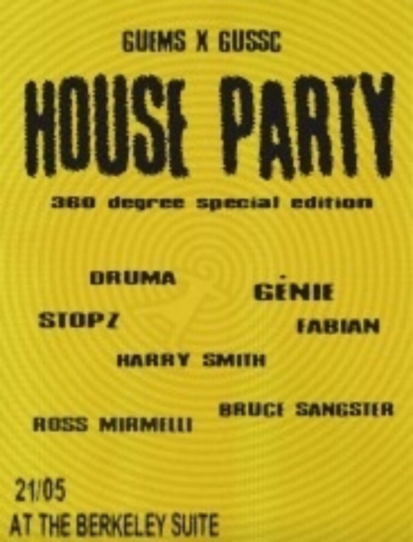 Guems X GUSSC present: Houseparty End of Exams