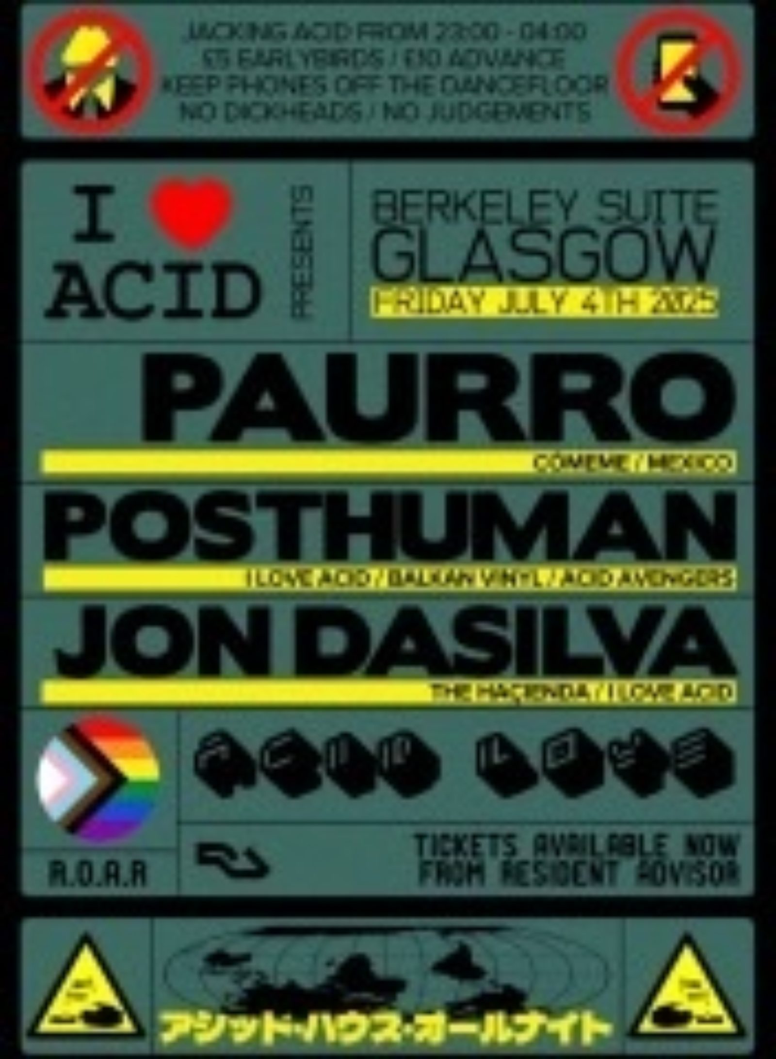 I Love Acid presents: Paurro & Jon Dasilva