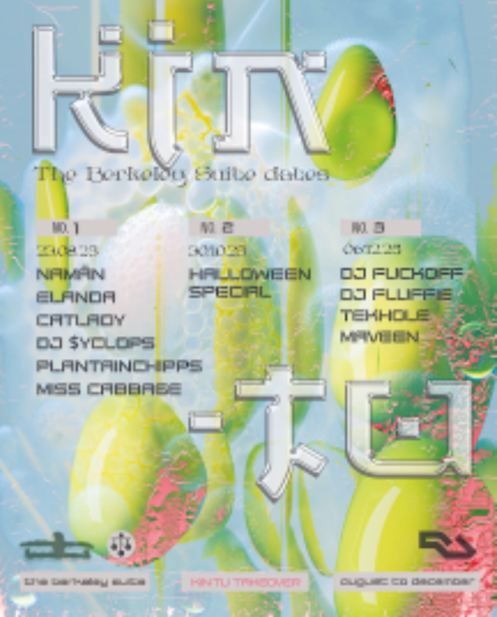 KIN—TU02 ˚͇ :} NAMÄN b2b CATLADY ✫ ELANDA b2b Plantainchipps ✫ DJ $YCLOPS b2b Miss Cabbage