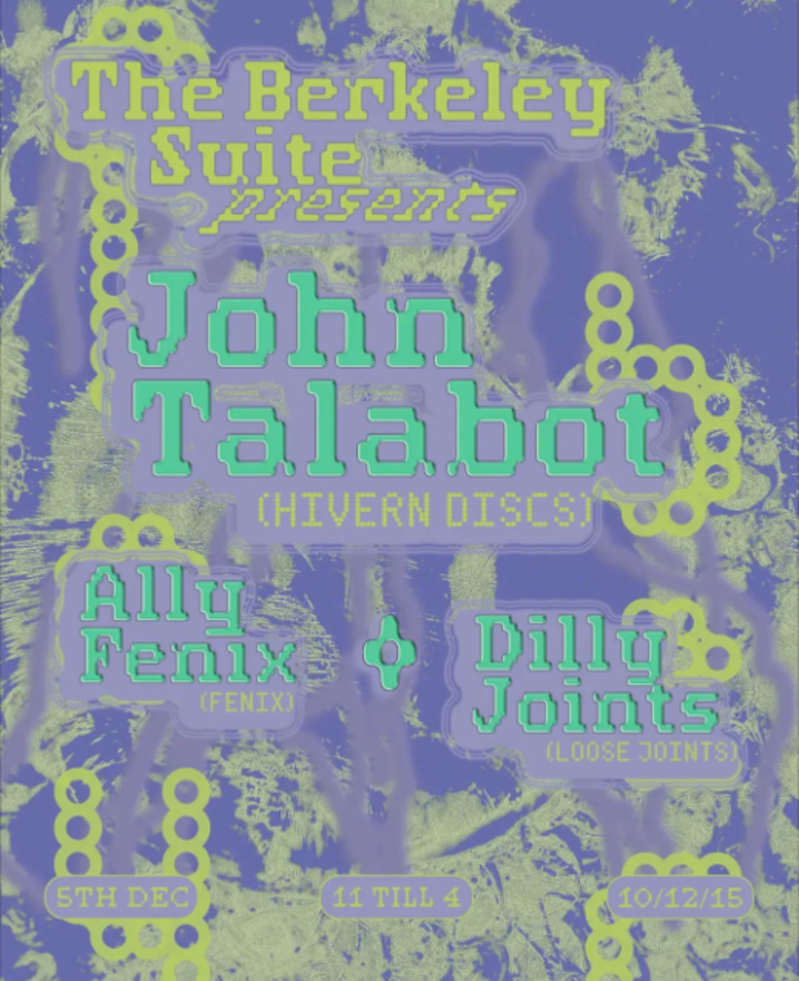 The Berkeley Suite Presents - John Talabot