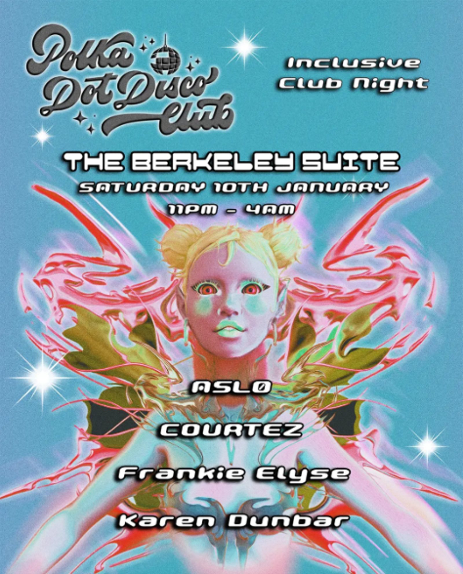 Polka Dot Disco Club ♡ The Berkeley Suite ♡ 11pm - 4am ‪‪♡