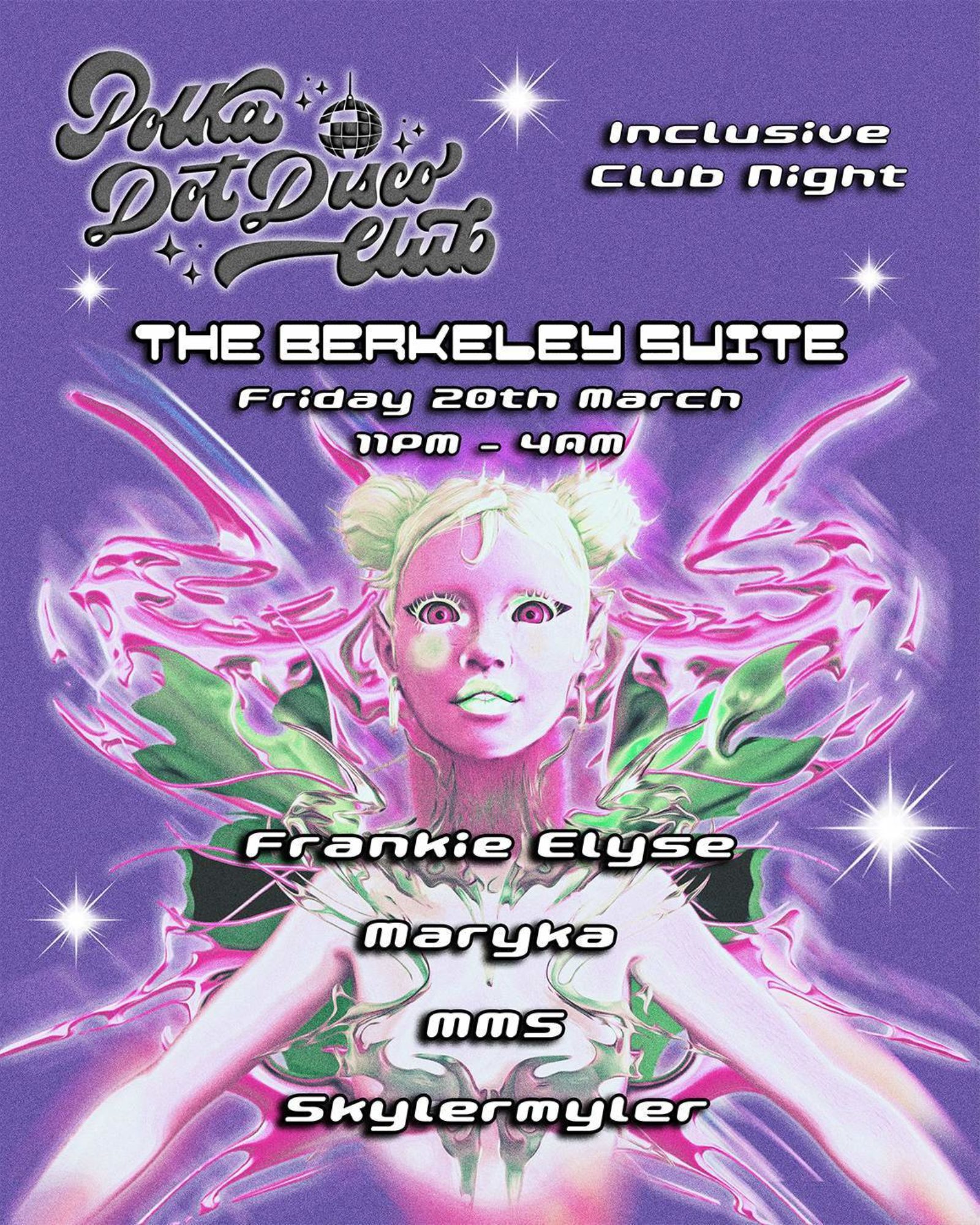 Polka Dot Disco Club ♡ The Berkeley Suite ♡ 11pm - 4am ‪‪♡