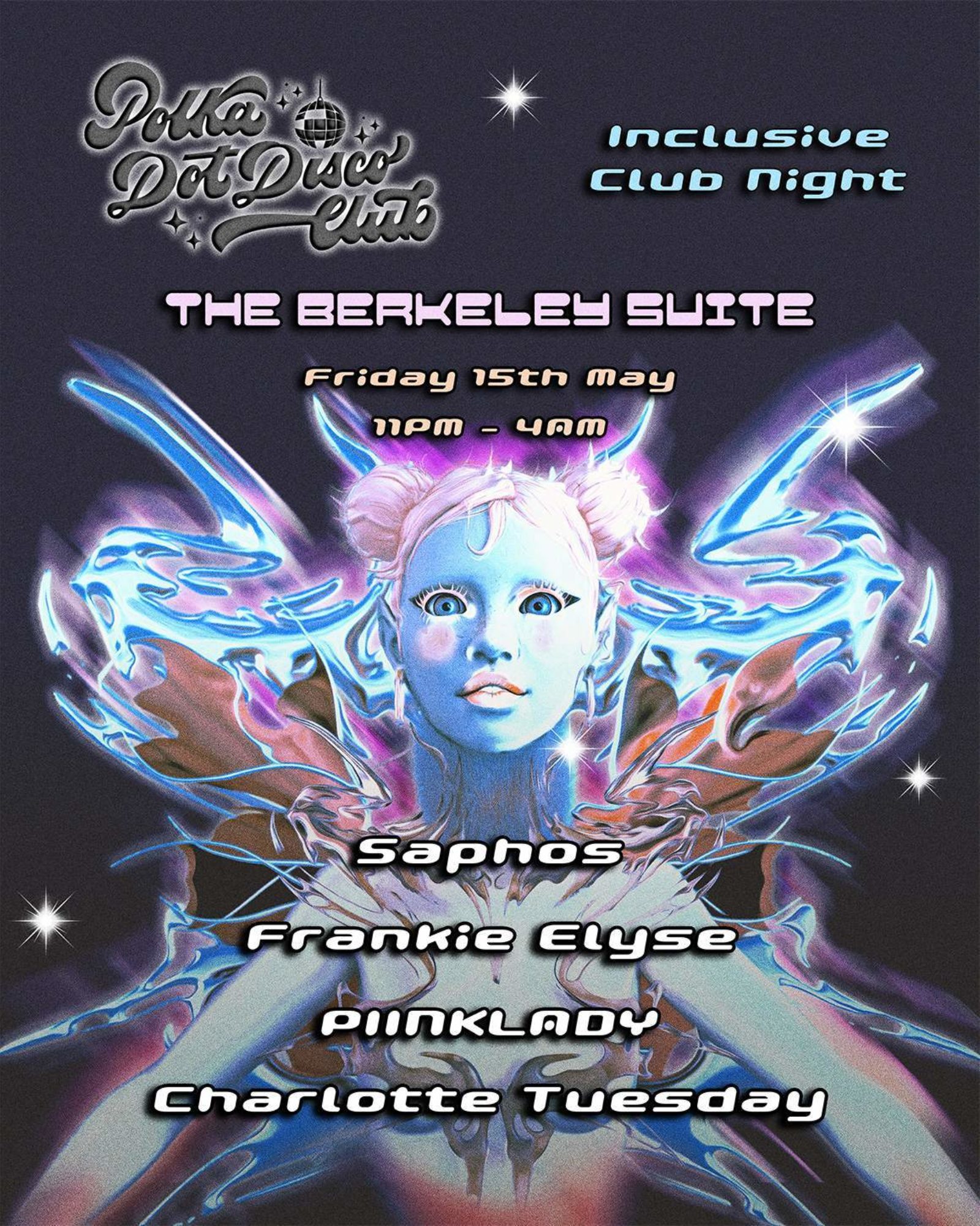 Polka Dot Disco Club ♡ The Berkeley Suite ♡ 11pm - 4am ‪‪♡