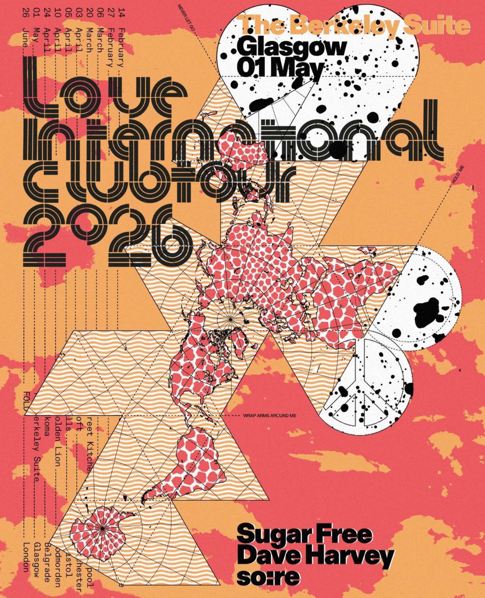 The Berkeley Suite & Love International presents: Sugar Free  ̸ Dave Harvey / So:re