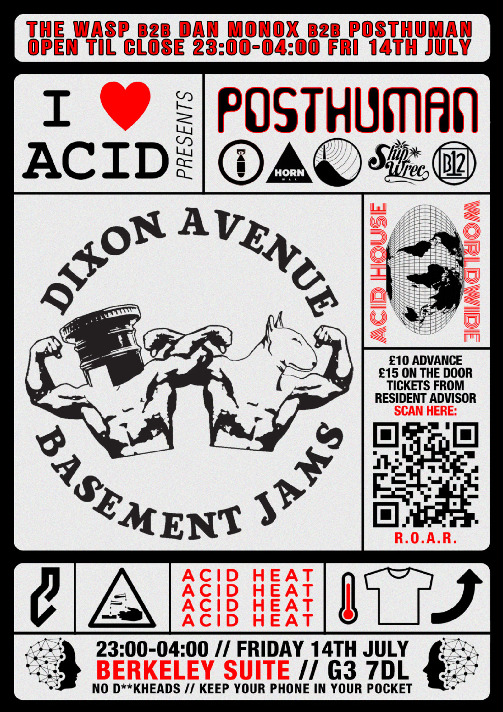 I LOVE ACID - POSTHUMAN B2B DIXON AVENUE BASEMENT JAMS