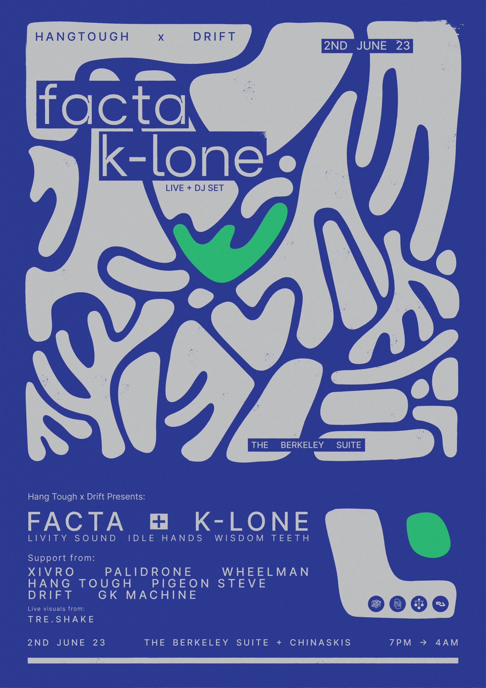 HANG TOUGH X DRIFT : FACTA & K-LONE (LIVE / DJ SET)