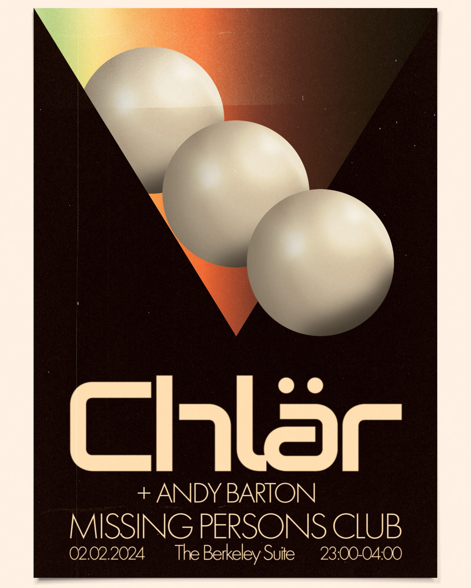 MISSING PERSONS CLUB - Chlär