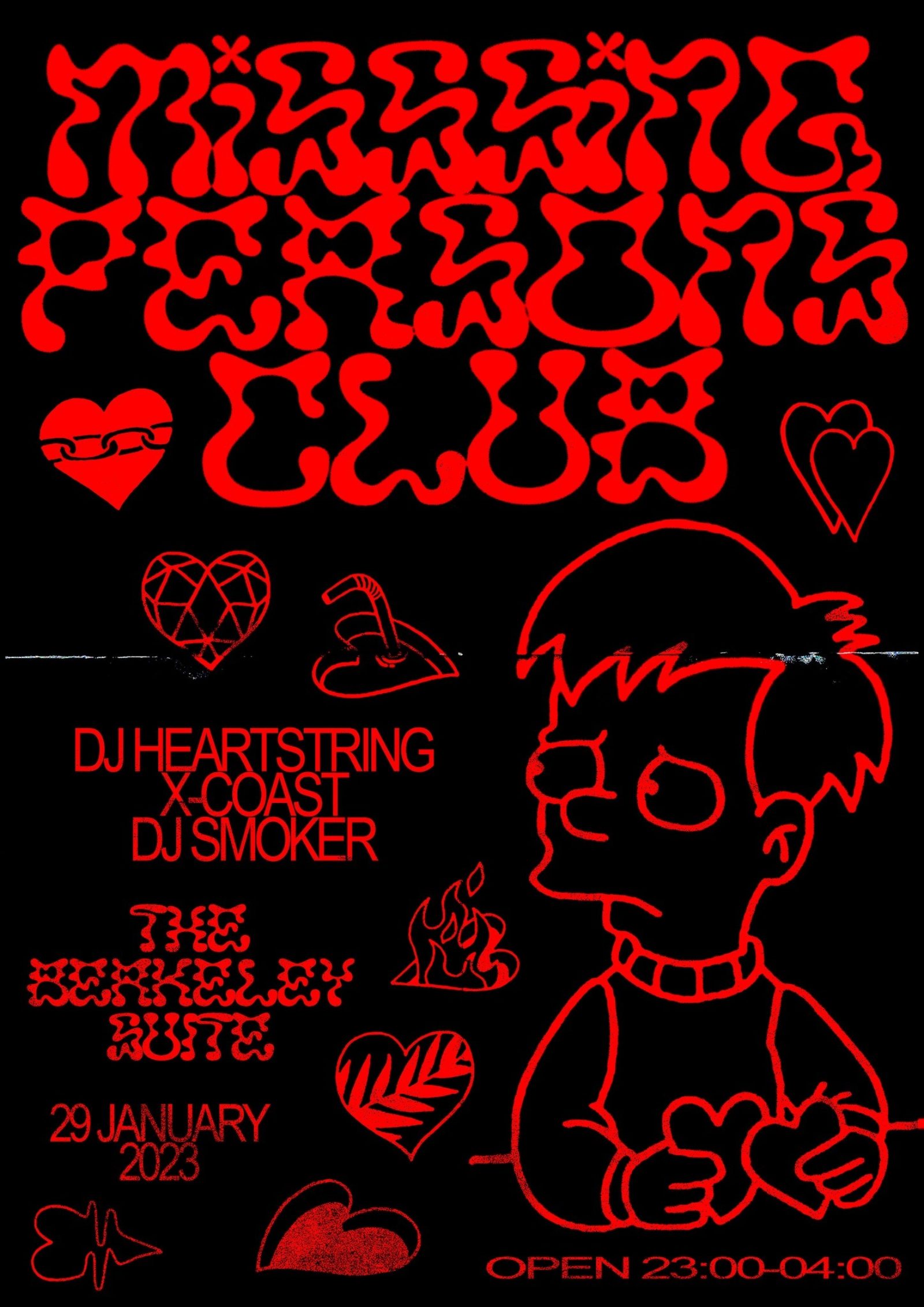 MISSING PERSONS CLUB with X-COAST & DJ HEARTSTRING