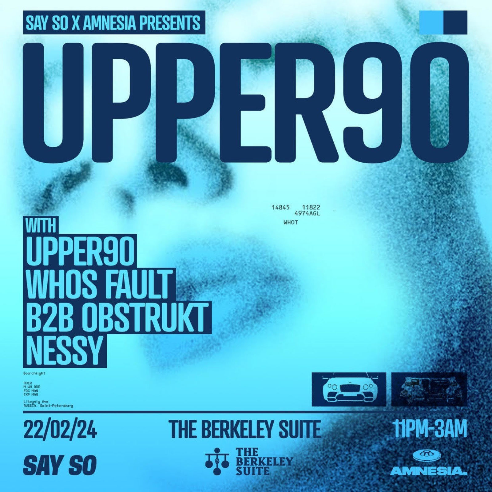 SAY SO X AMNESIA presents UPPER90