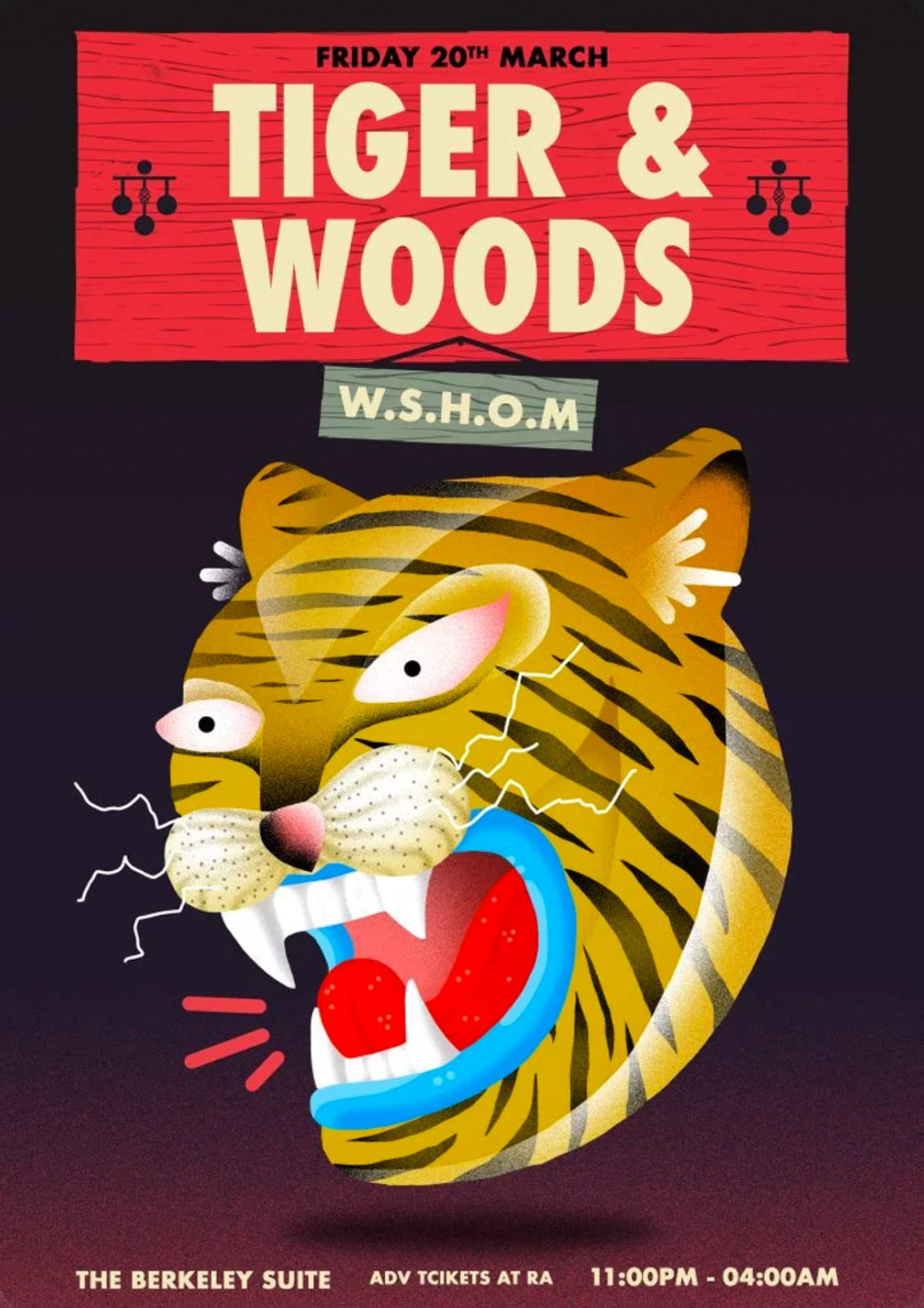 TIGER & WOODS + WSHOM